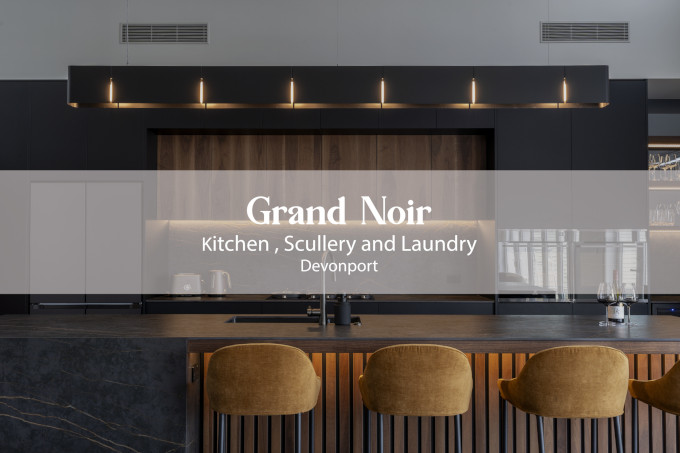 Grand Noir - Kitchen, Scullery and Laundry - By Kitchen Vision